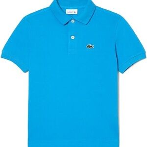Lacoste Petit Piqué Polo Shirt Blue Kids Size 12 Classic Logo